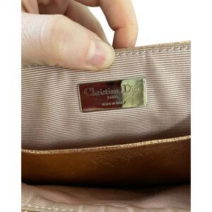 Dior Stardust Backpack in Gold Leather